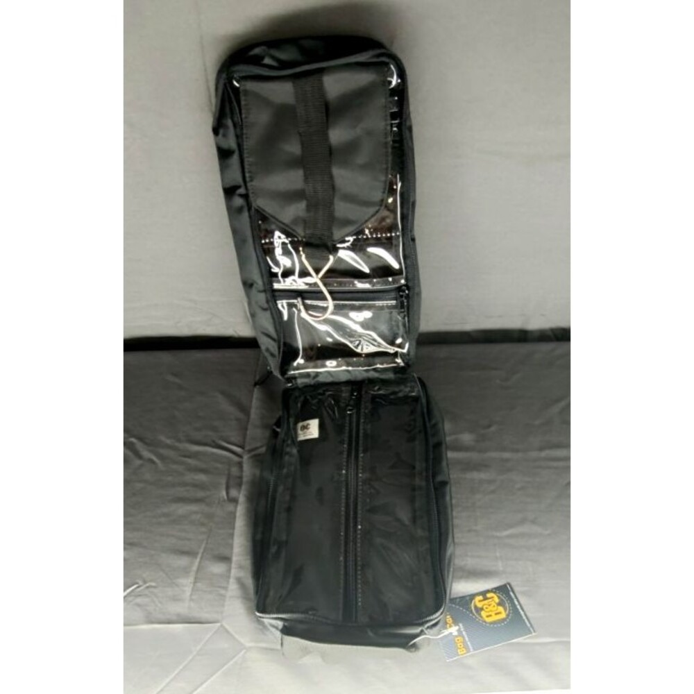 NWT Bang & Carsen Black Travel Toiletries Bag
